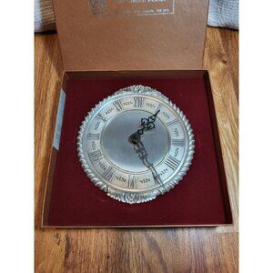 Aitkens Pewter Canada Roman Numeral‎ Wall Black W/box 7" Diameter